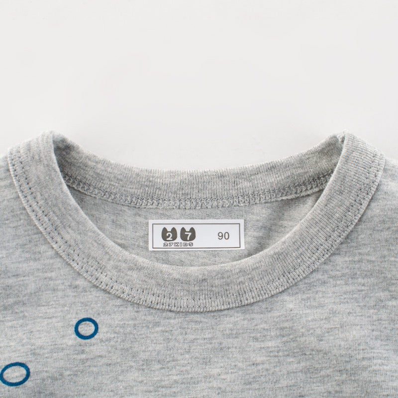 Camiseta de Niño con Estampado de Tiburón — Divertida y Fresca