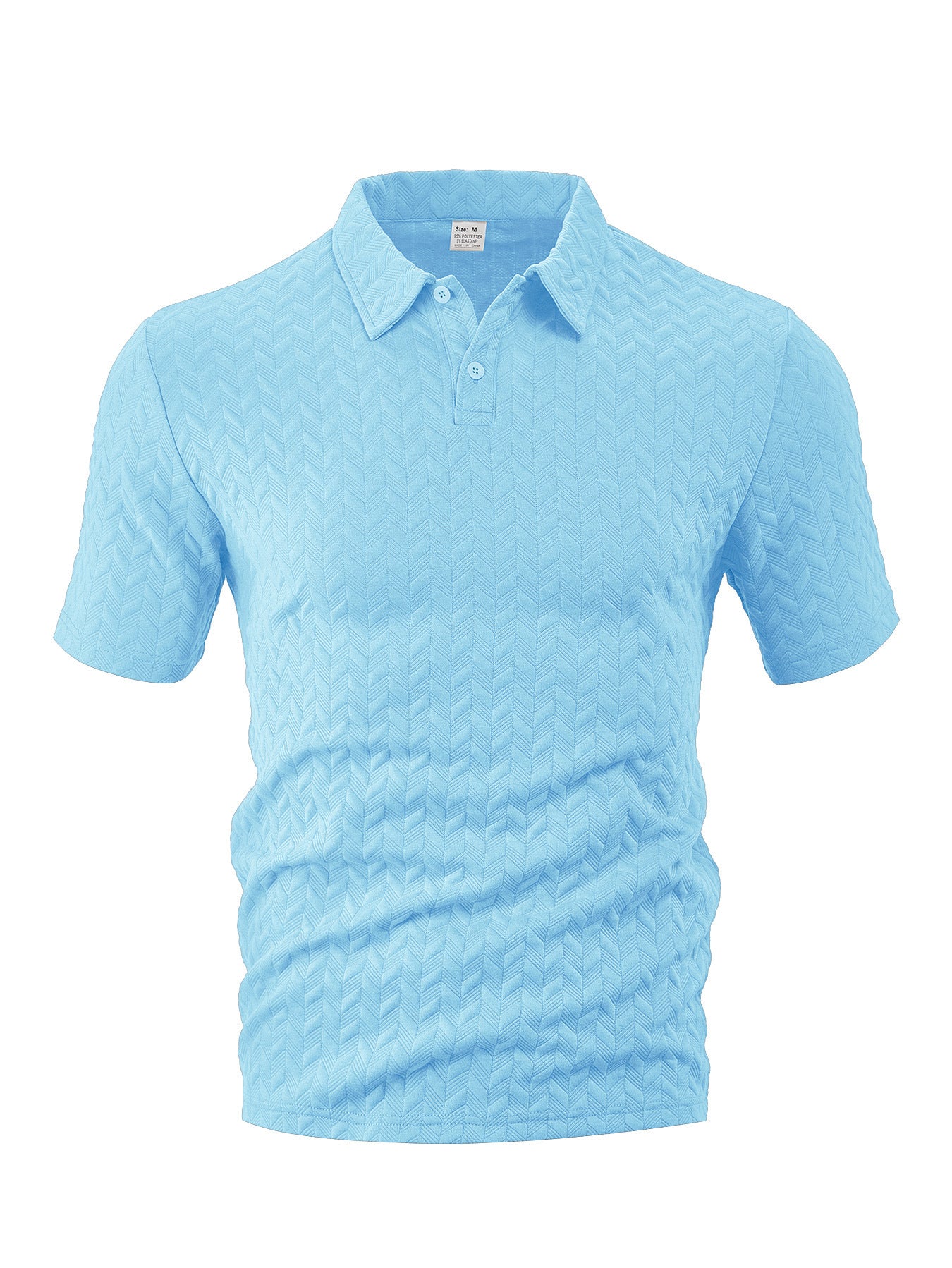 Camiseta de manga corta transpirable para hombre que absorbe el sudor.