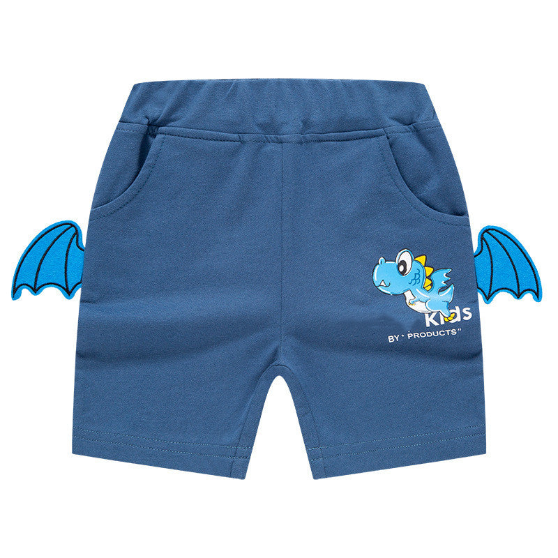Pantalones Cortos de Verano con Estampado de Dinosaurios 3D para Niños