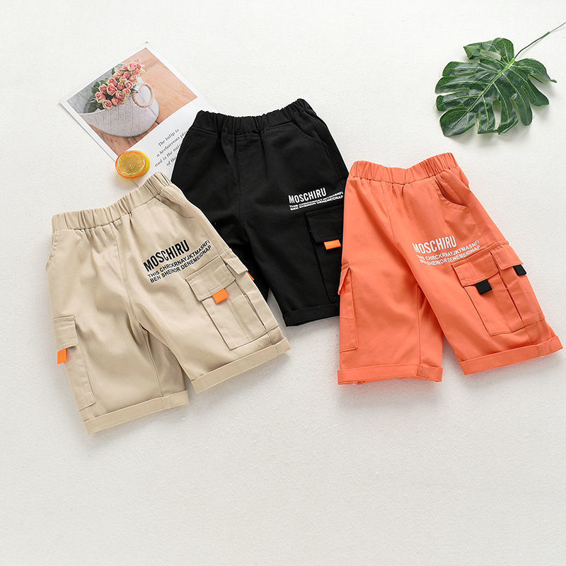 Pantalón Corto de Niño con Bolsillos — Algodón Casual