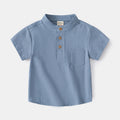 Camisa de Manga Corta para Niños — Moda Infantil Verano