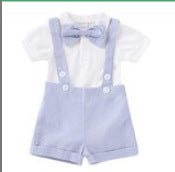 Pelele de Vestir para Bebé Niño con Pajarita — Elegante y Cómodo