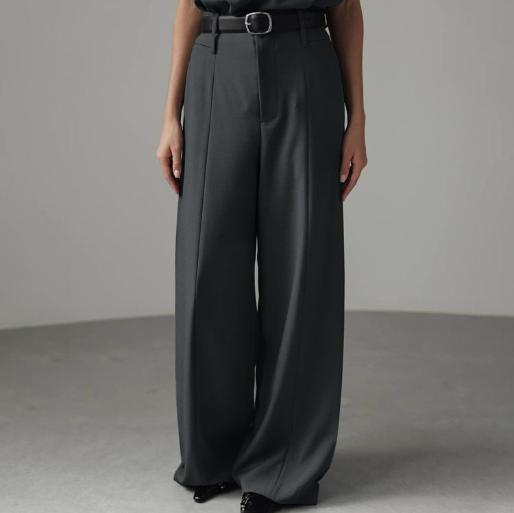 Conjunto Dos Piezas Top Sin Mangas Jersey y Pantalón Holgado para Mujer