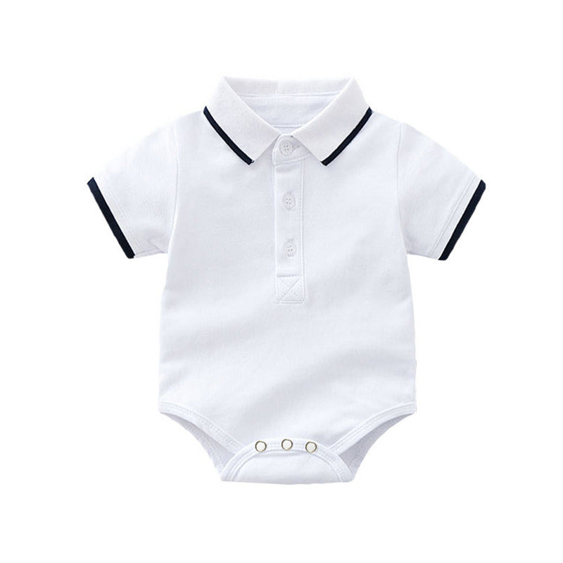 Conjunto para Bebé de Dos Piezas: Body Polo y Pantalón Corto — Estilo desde el Primer Día