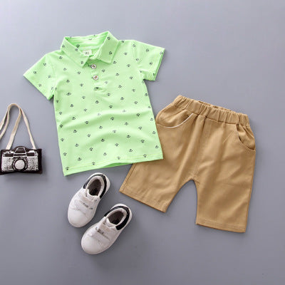 Conjunto de Niño con Estampado de Anclas