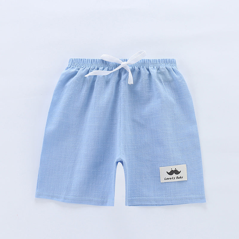 Pantalones Cortos de Algodón Fino para Niños — Suaves, Frescos y Versátiles