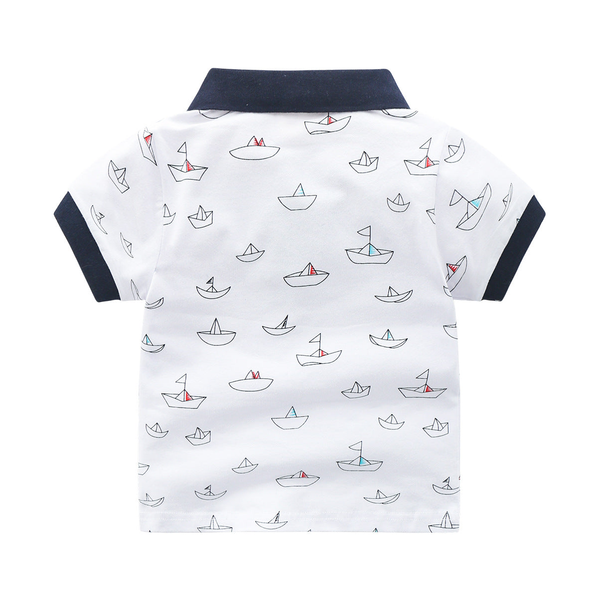 Camiseta Polo Manga Corta con Solapa para Niños — Verano