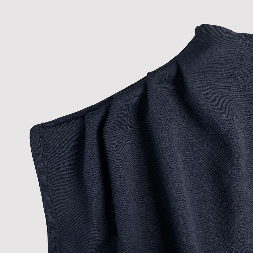 Vestido Sin Mangas de Cintura Alta para Mujer