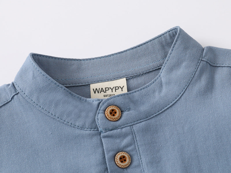 Camisa de Manga Corta para Niños — Moda Infantil Verano