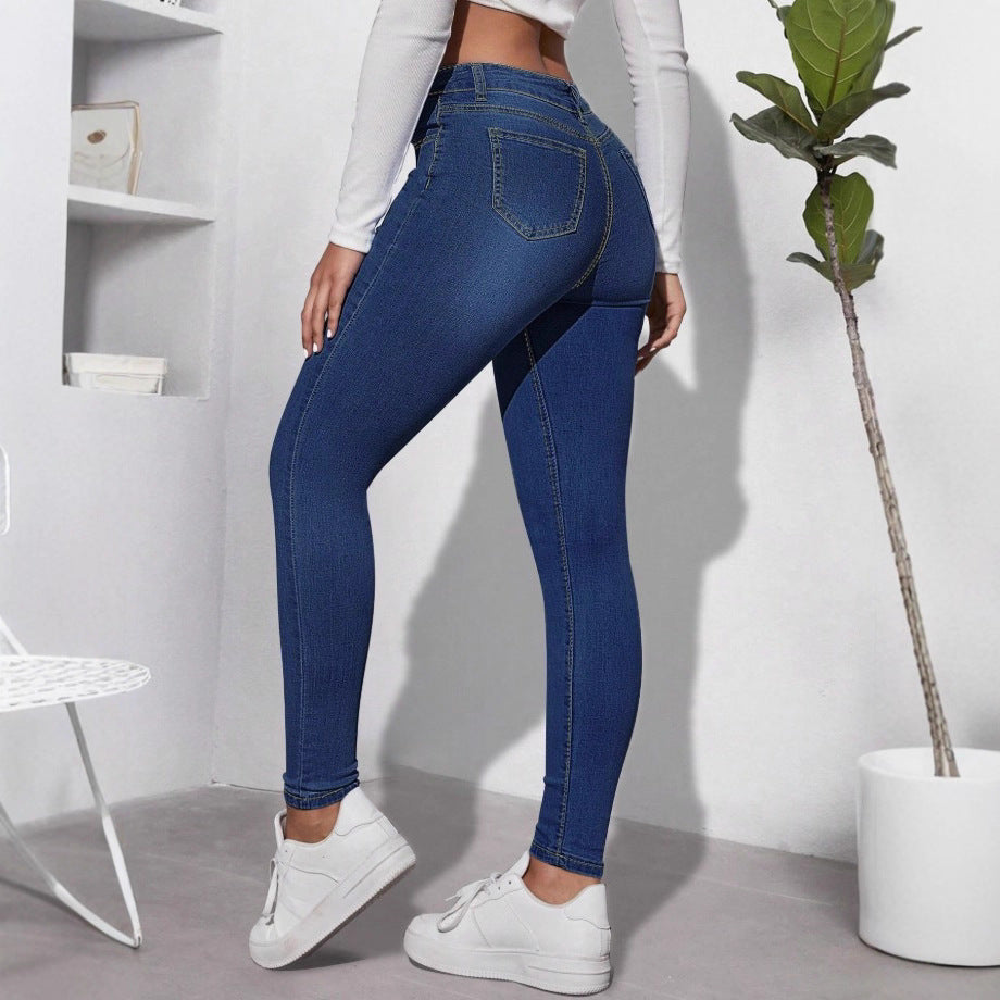 Pantalones vaqueros Pearl para mujer, corte ajustado.