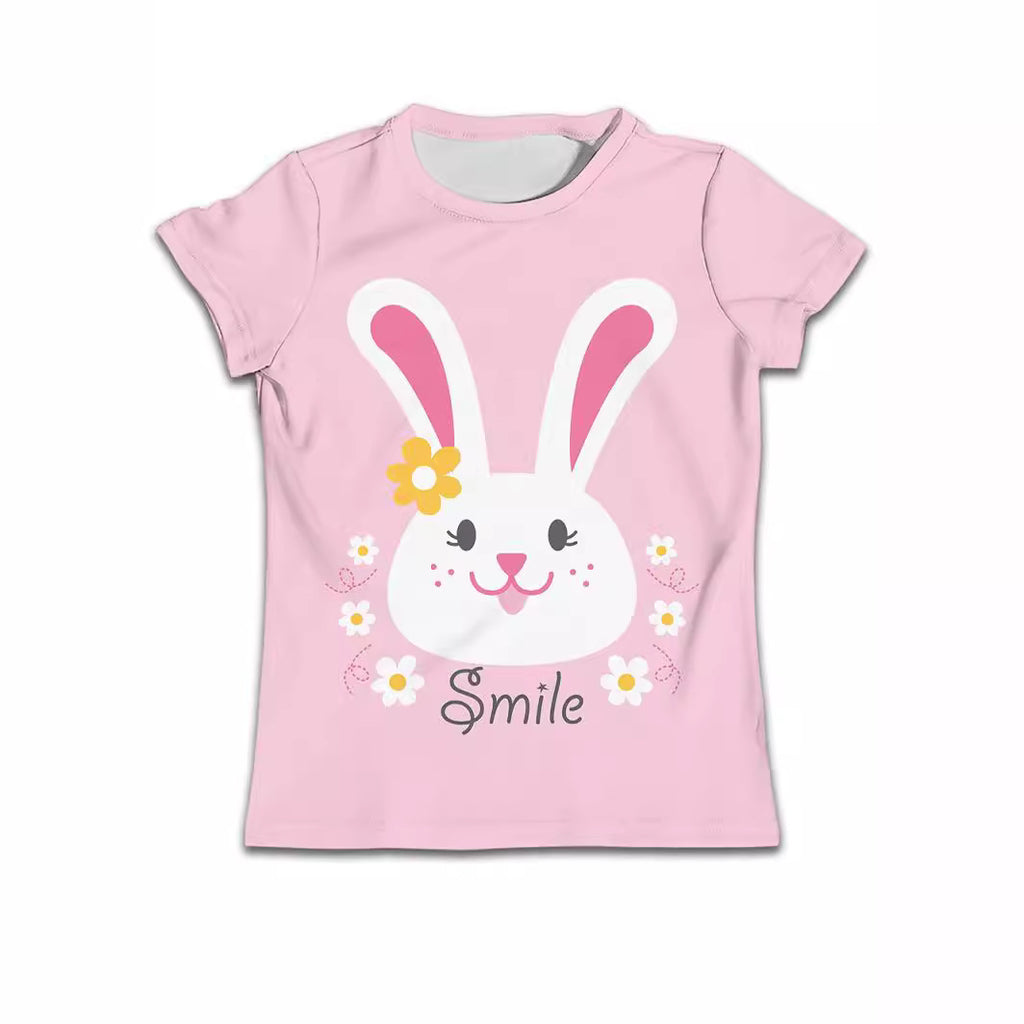 Camiseta Infantil con Estampado de Dibujo — Algodón Niños