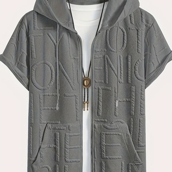 Camiseta con Cremallera para Tallas Grandes Hombre