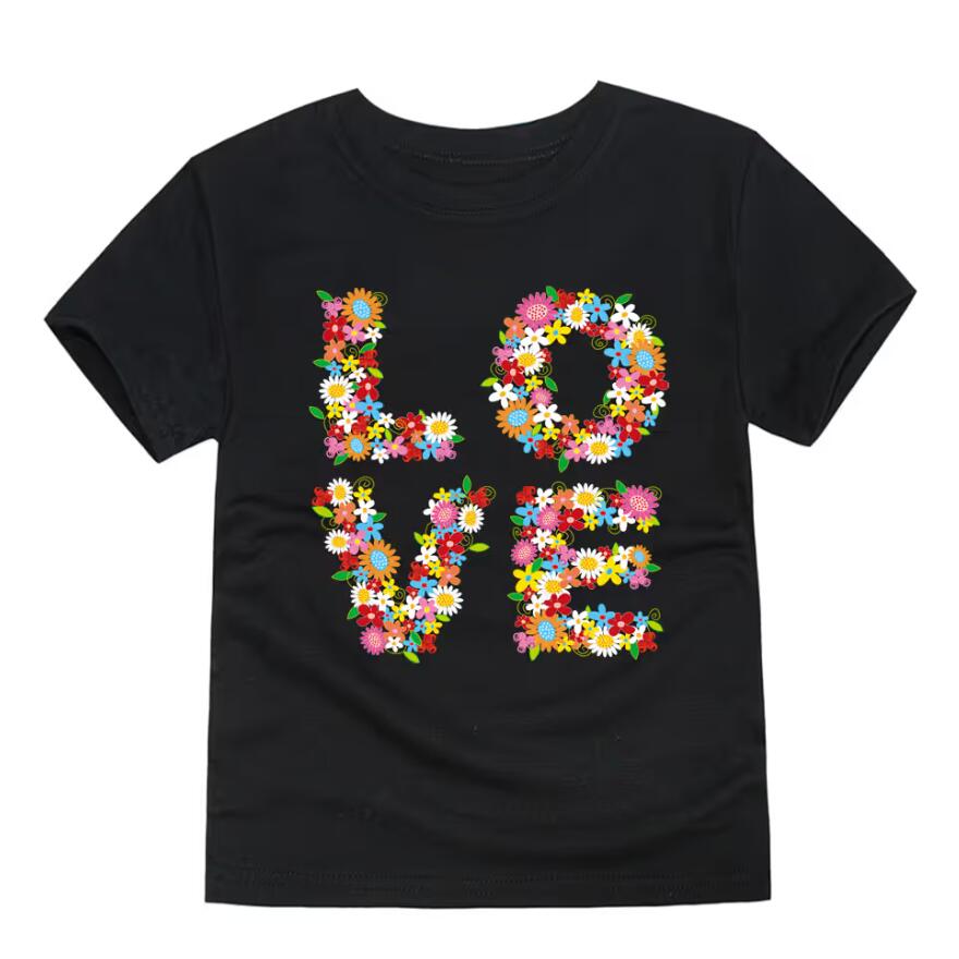 Camiseta Niña Estampado Love Algodón