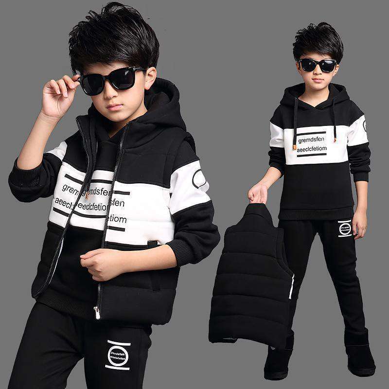 3-PIECE TRACKSUIT FOR KIDS WITH VEST
