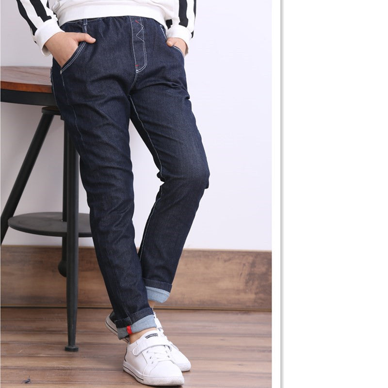 WOOL DENIM JEANS