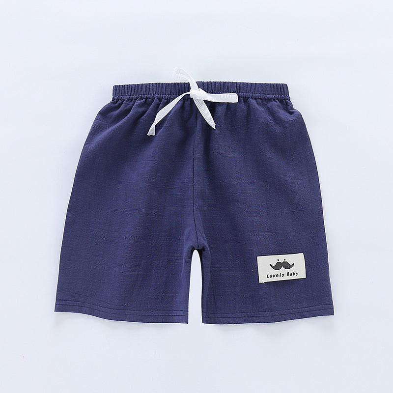 Pantalones Cortos de Algodón Fino para Niños — Suaves, Frescos y Versátiles