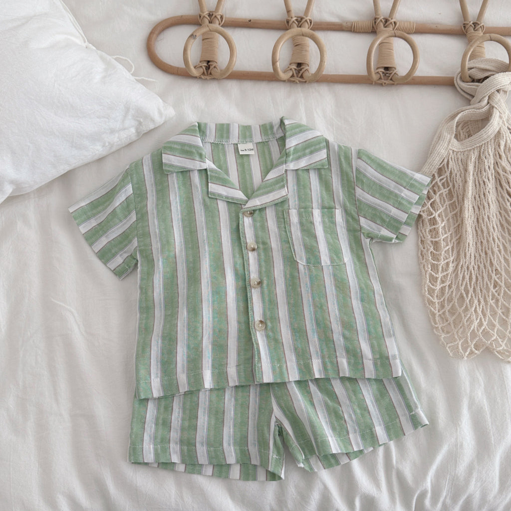 Conjunto Transpirable de Camisa y Pantalón para Niño — Cómodo y Fresco