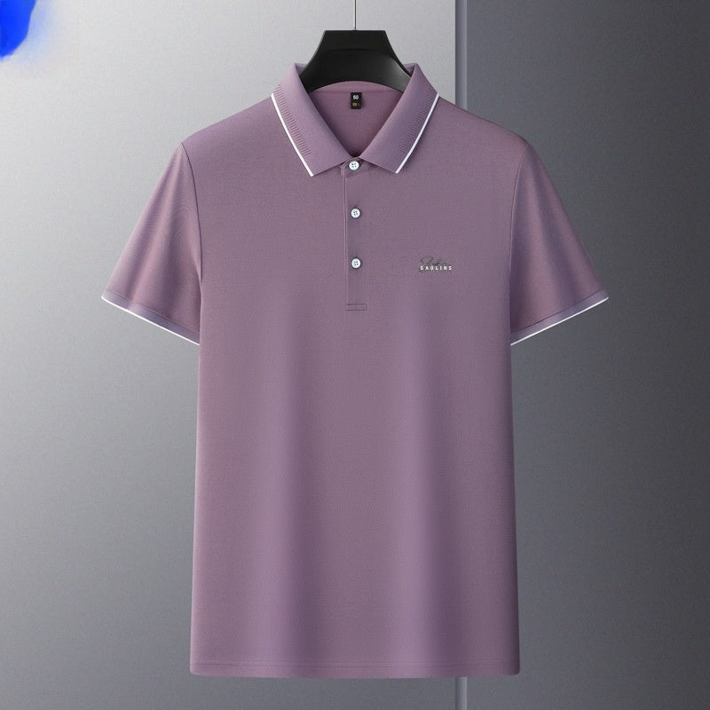 Camiseta de hombre estilo casual de verano con bordado de pedrería.