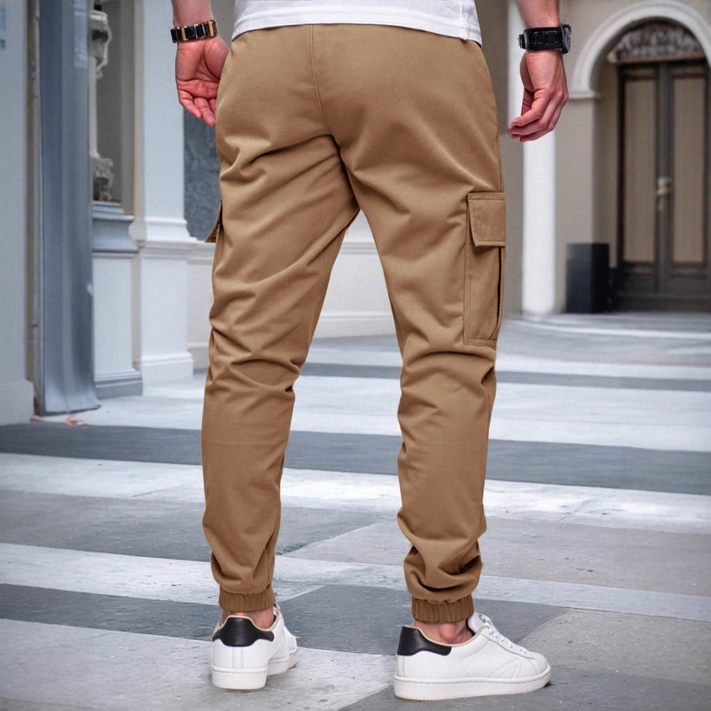 Pantalón de Hombre con Puño Elástico y Cordón Ajustable