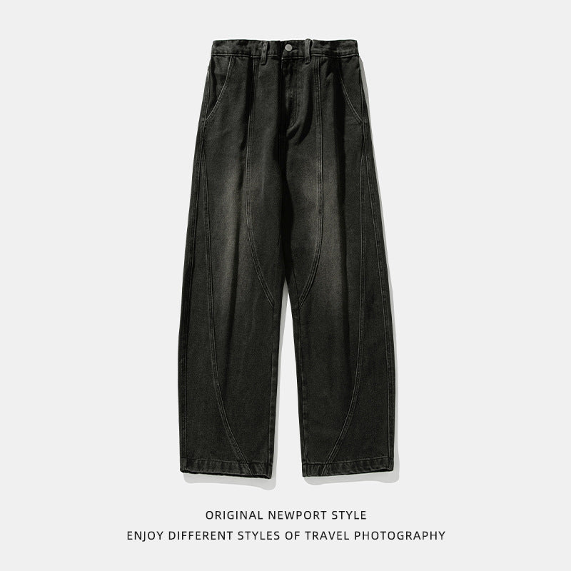 PANTALON VAQUERO ANCHO DE HOMBRE