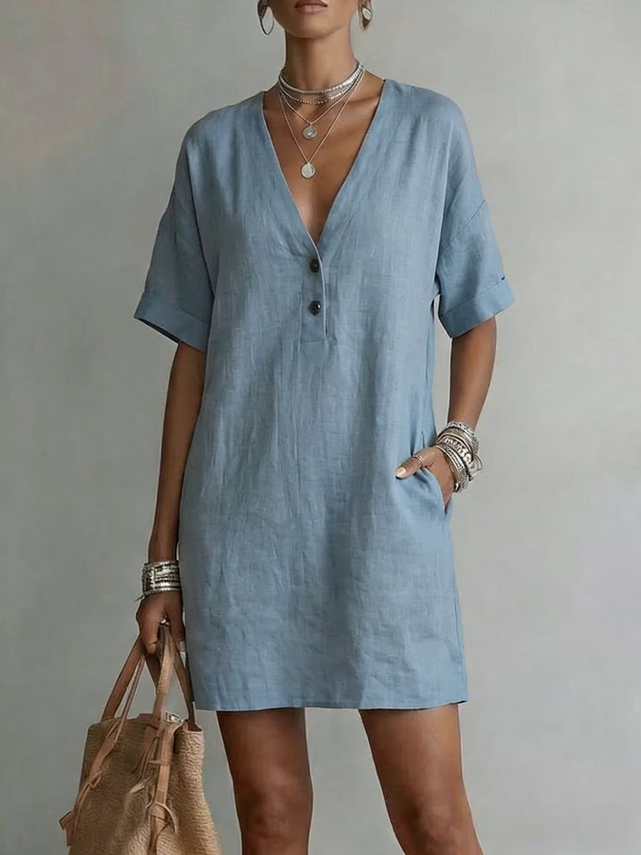 Vestido cómodo y elegante para mujer