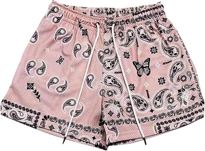 Pantalones cortos deportivos transpirables de malla para hombre