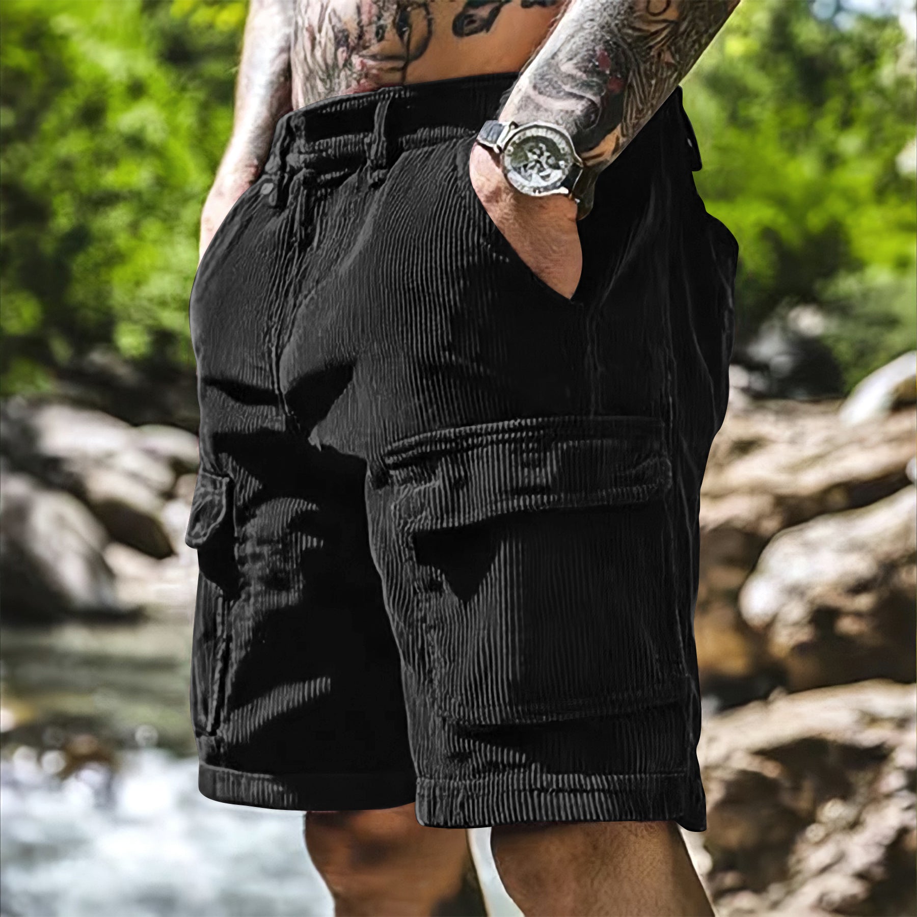 Pantalones cortos de trabajo de verano para hombre