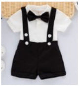 Pelele de Vestir para Bebé Niño con Pajarita — Elegante y Cómodo