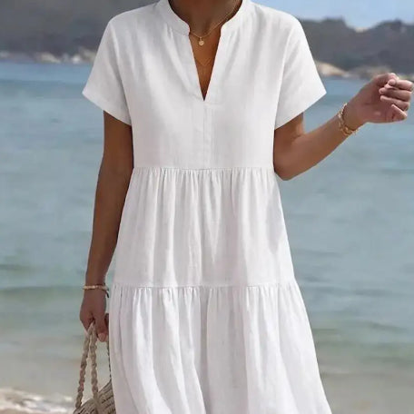 Vestido de Poliéster Ligero y Versátil para Mujer