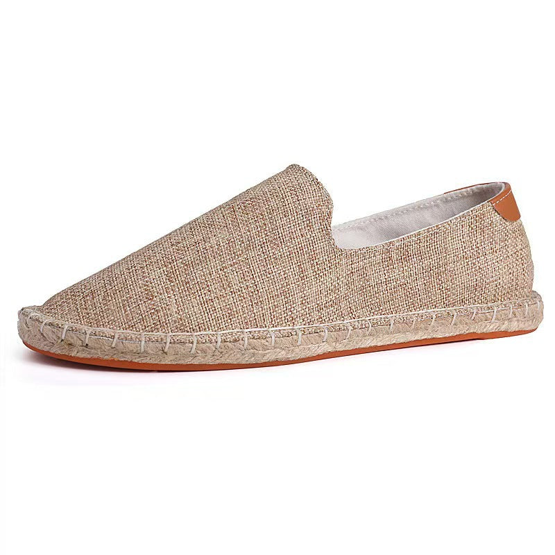 Zapatos de Lona para Hombre Mocasines Transpirables Sin Cordones