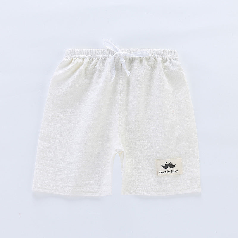 Pantalones Cortos de Algodón Fino para Niños — Suaves, Frescos y Versátiles