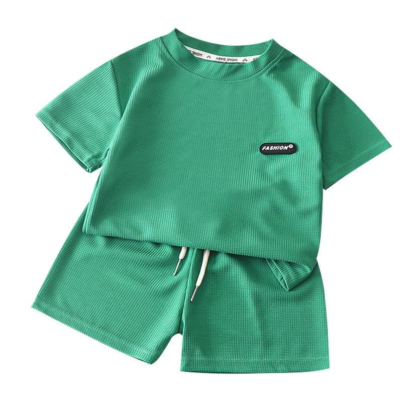 Conjunto de Camiseta y Pantalón de Lino para Niños — Fresco y Natural