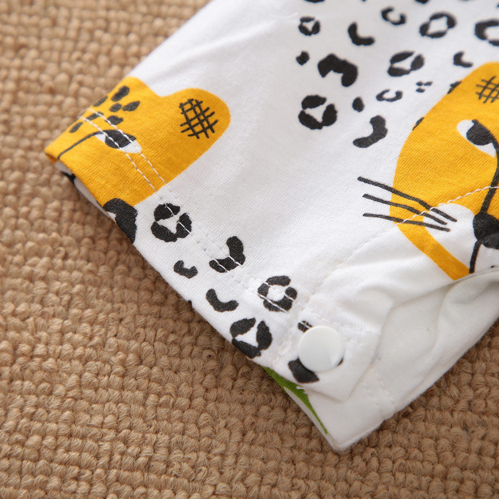 Conjunto de Mono y Camiseta para Bebé — Adorable y Cómodo