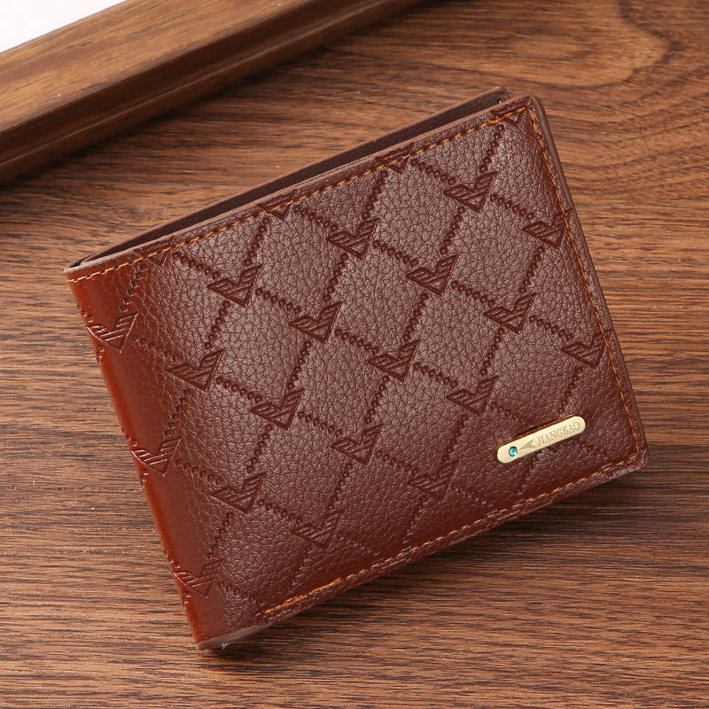 Cartera corta para hombre con tarjetero