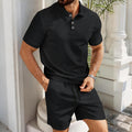 Conjunto de verano de manga corta y shorts para mujer