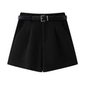 pantalon corto de lana para mujer