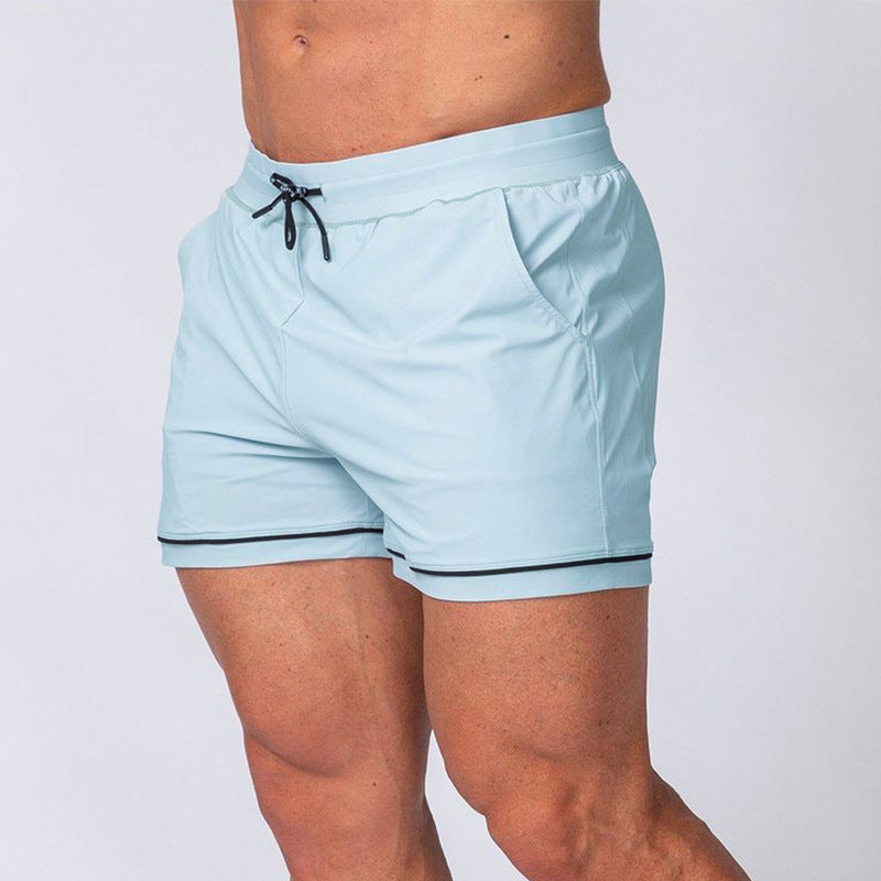 Pantalones cortos deportivos de secado rápido para fitness, running, entrenamiento, actividades al aire libre y playa.