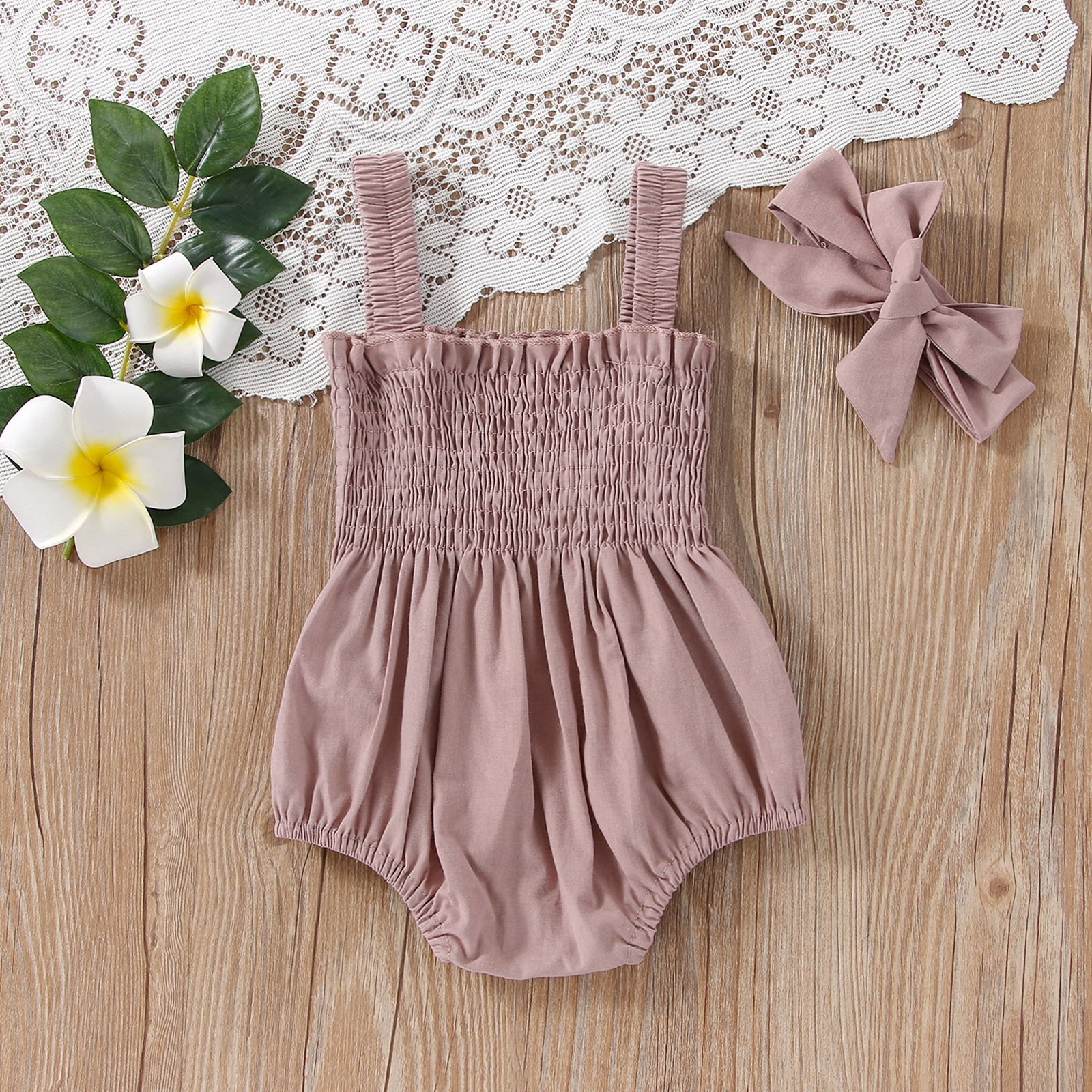Conjunto Verano Mono para Bebé Niña 3-18 Meses