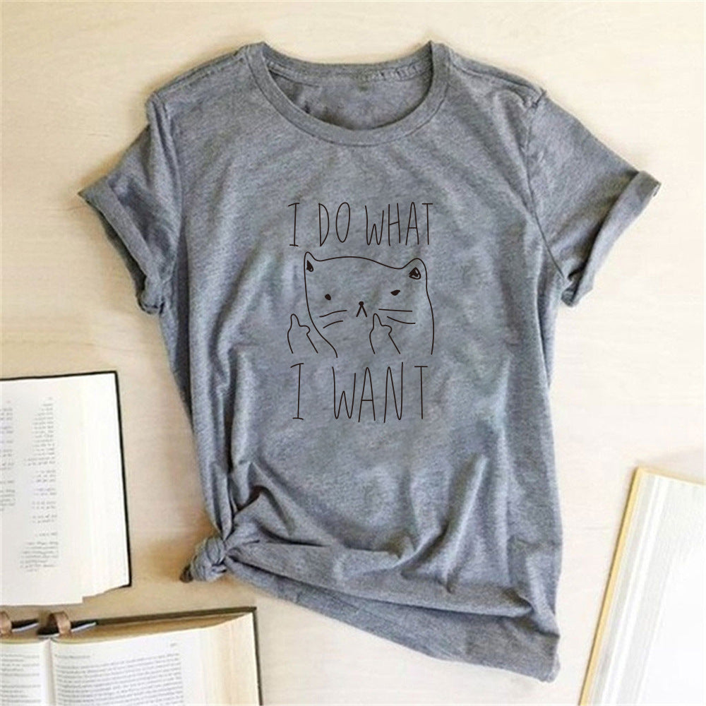 Camiseta de Algodón Básica y Cómoda para Mujer