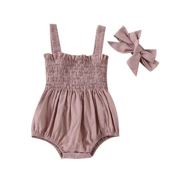 Conjunto Verano Mono para Bebé Niña 3-18 Meses