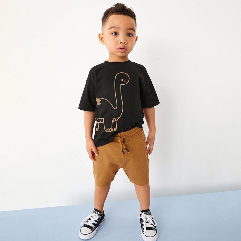 Conjunto de Verano para Niños: Camiseta y Pantalones Cortos — Fresco y Versátil