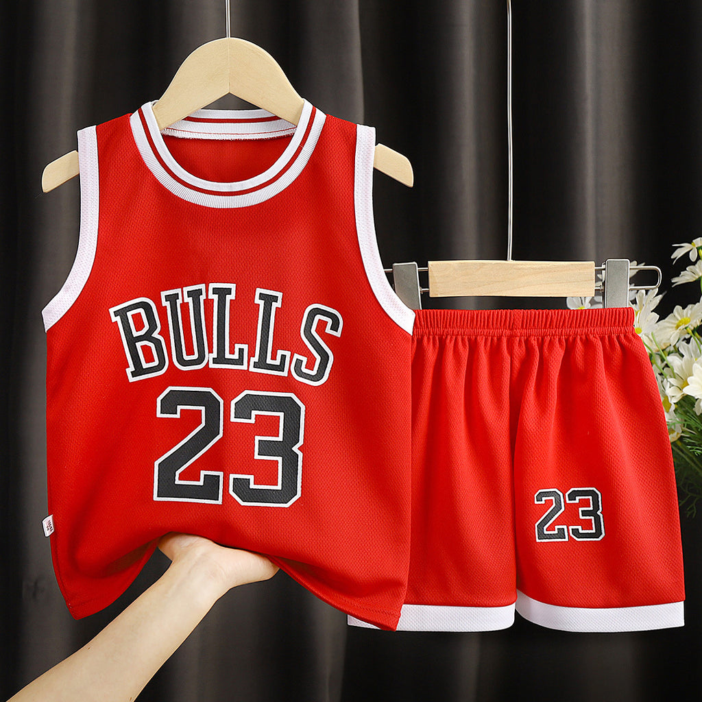 Ropa infantil de baloncesto — conjunto deportivo para niños