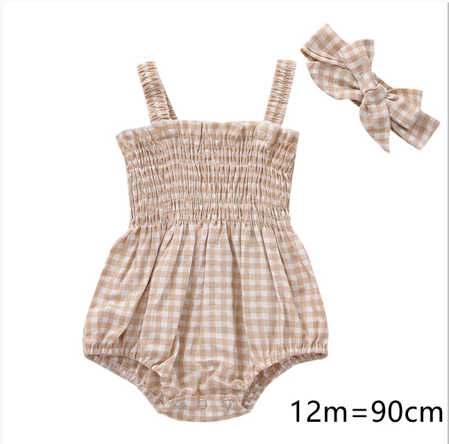 Pelele para Bebé Niña con Diadema