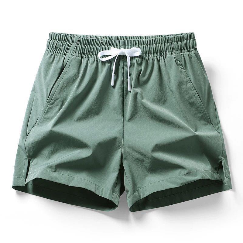Pantalones cortos deportivos de secado rápido para hombre, finos e informales, ideales para correr y hacer ejercicio.
