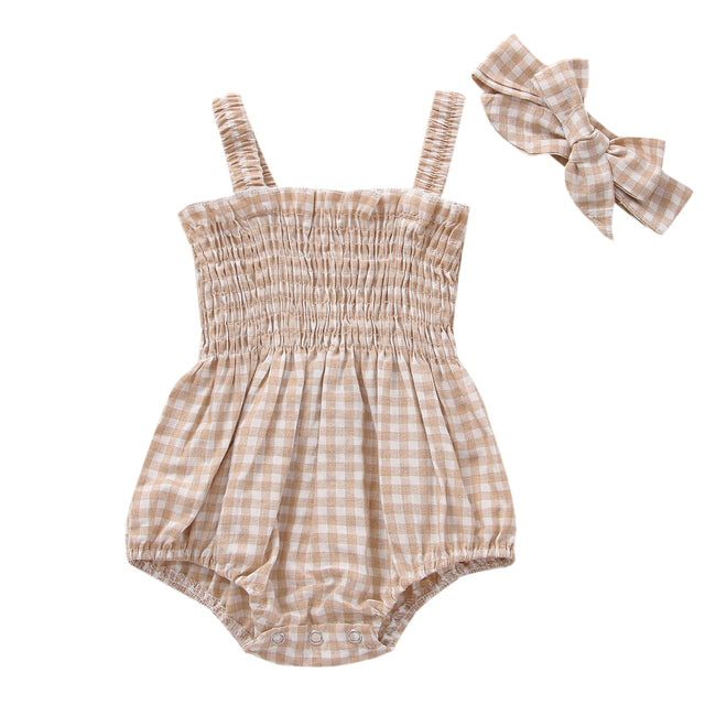 Pelele para Bebé Niña con Diadema