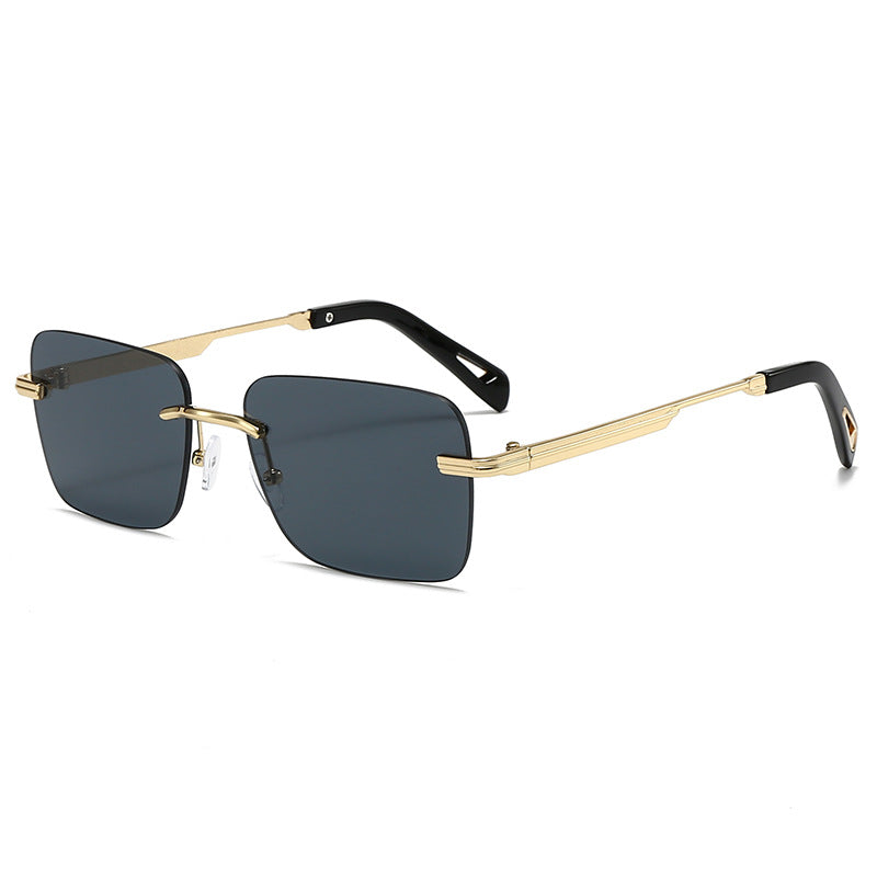 Gafas de sol cuadradas caladas para hombre y mujer.