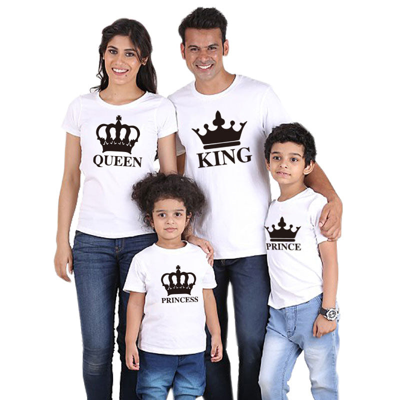 Camiseta Familiar a Juego para Niños y Adultos — Algodón