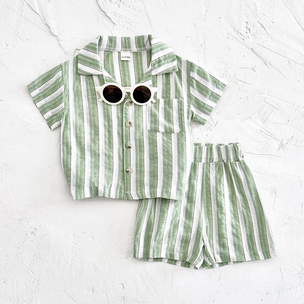 Conjunto Transpirable de Camisa y Pantalón para Niño — Cómodo y Fresco