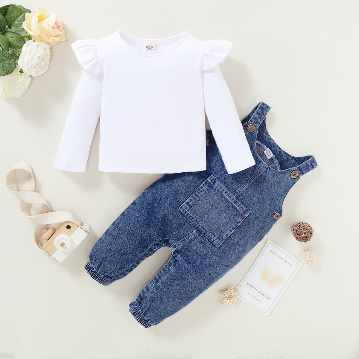 Conjunto Niña Dos Piezas Algodón 1-3 Años