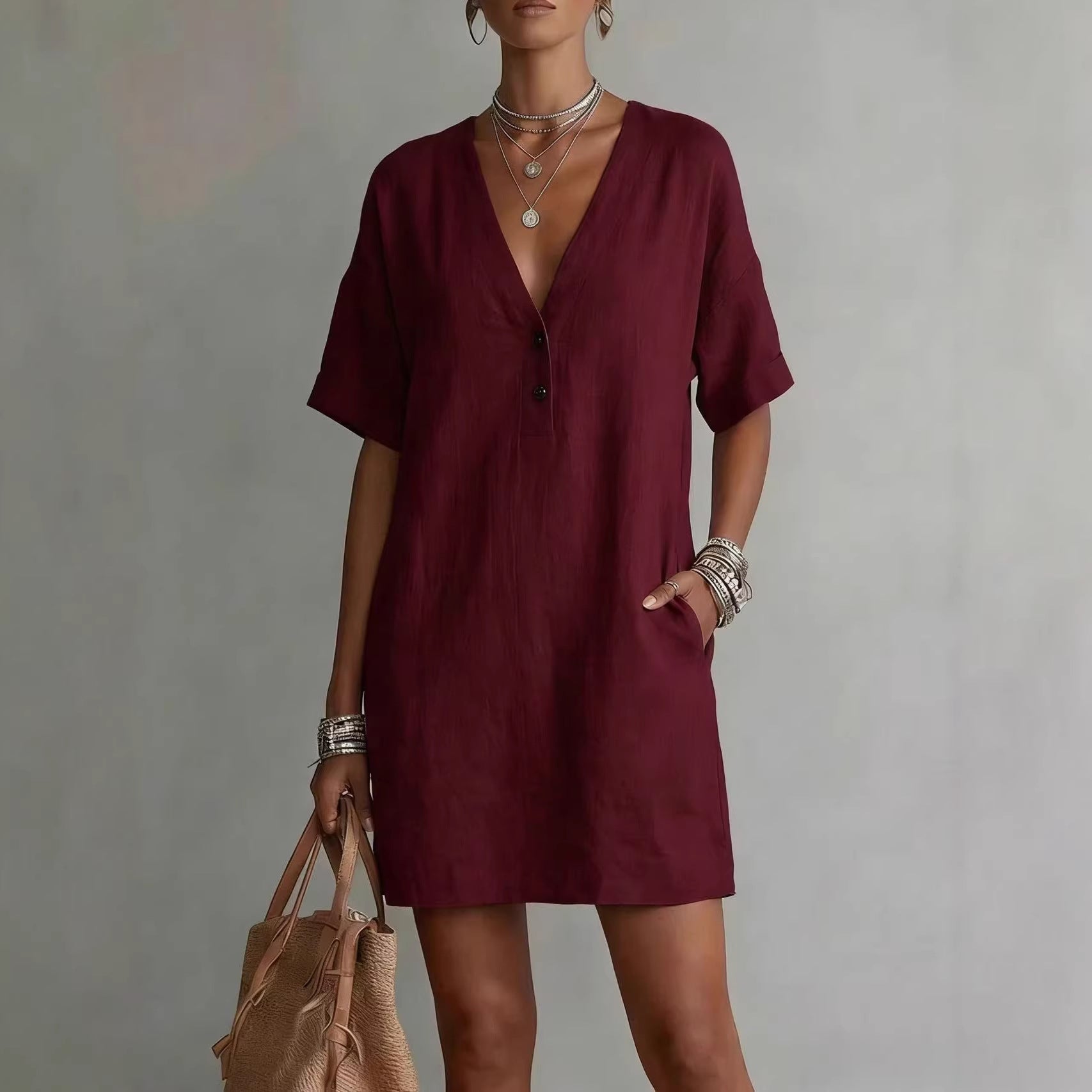 Vestido cómodo y elegante para mujer